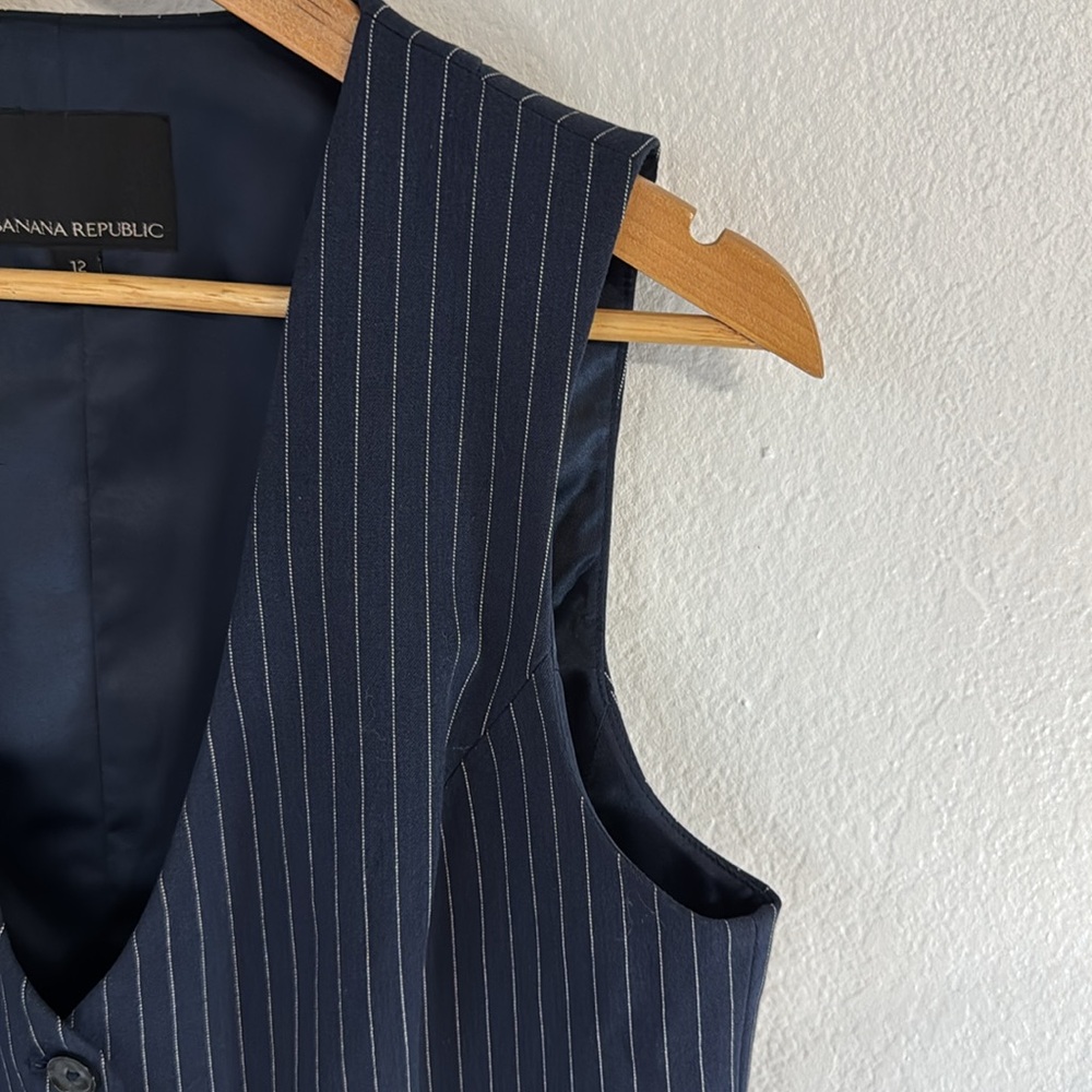 Banana Republic Pinstripe Vest